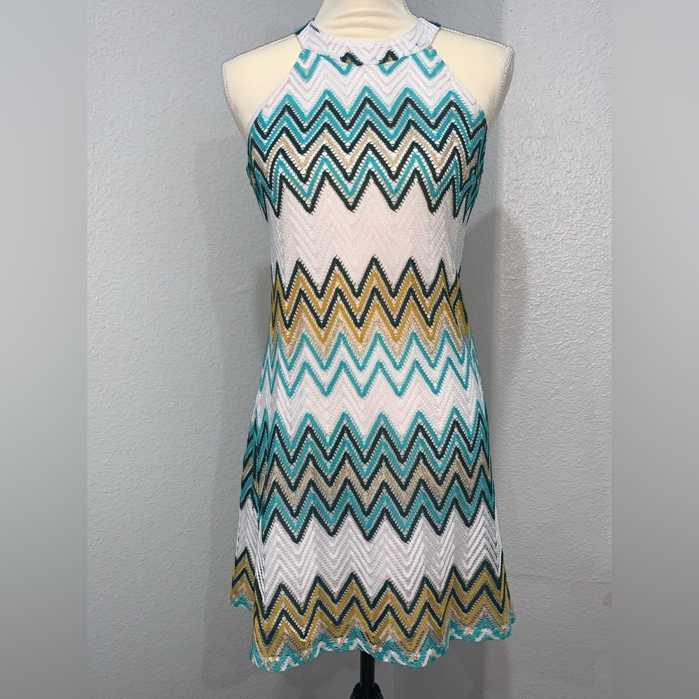 Candies Colorful‎ Zigzag Dress Size S